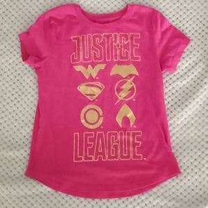 Girls Justice League Tee Size M
